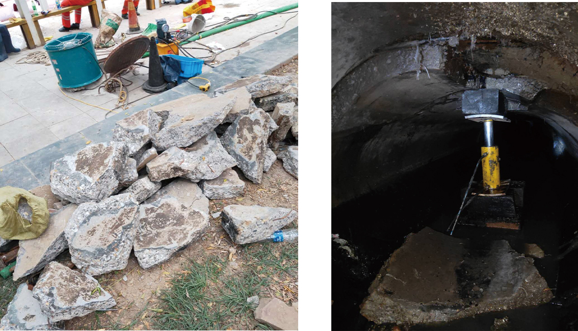 甘洛管道预处理